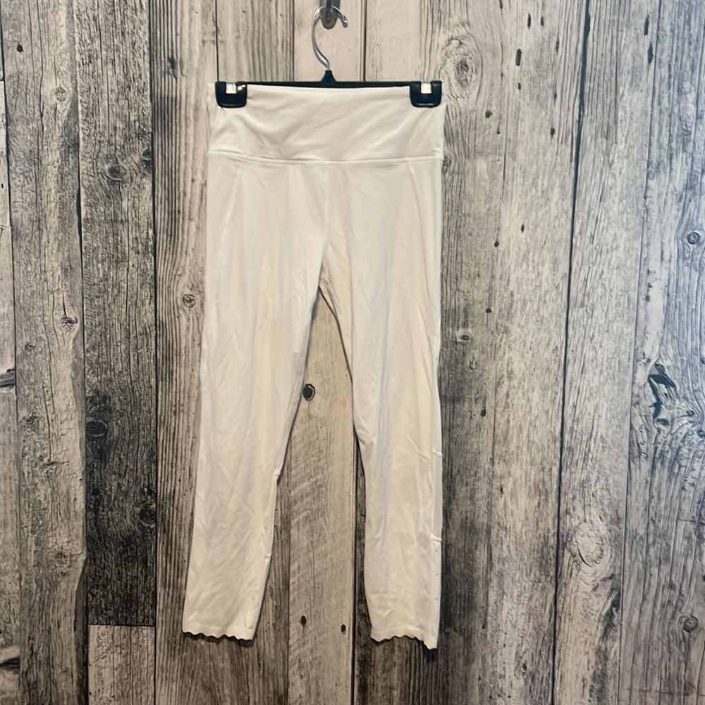 Varley Downing Crop Legging, very light blue